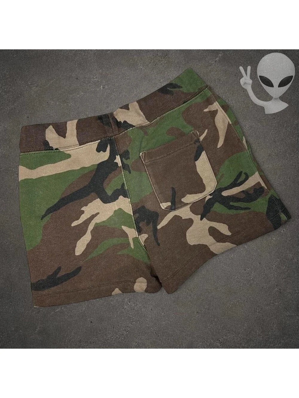 Polo Ralph Lauren Shorts Kids Size L 14-16 Green Camo Fleece